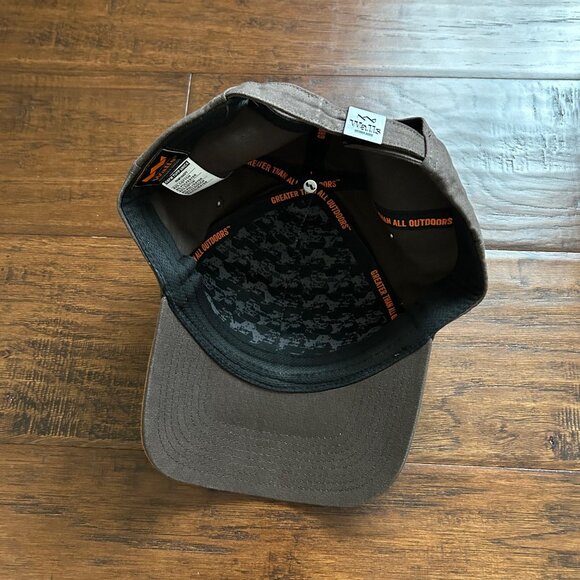 Walls Outdoor Goods branded hat tan brown copper adjustable unisex cap - Picture 3 of 5